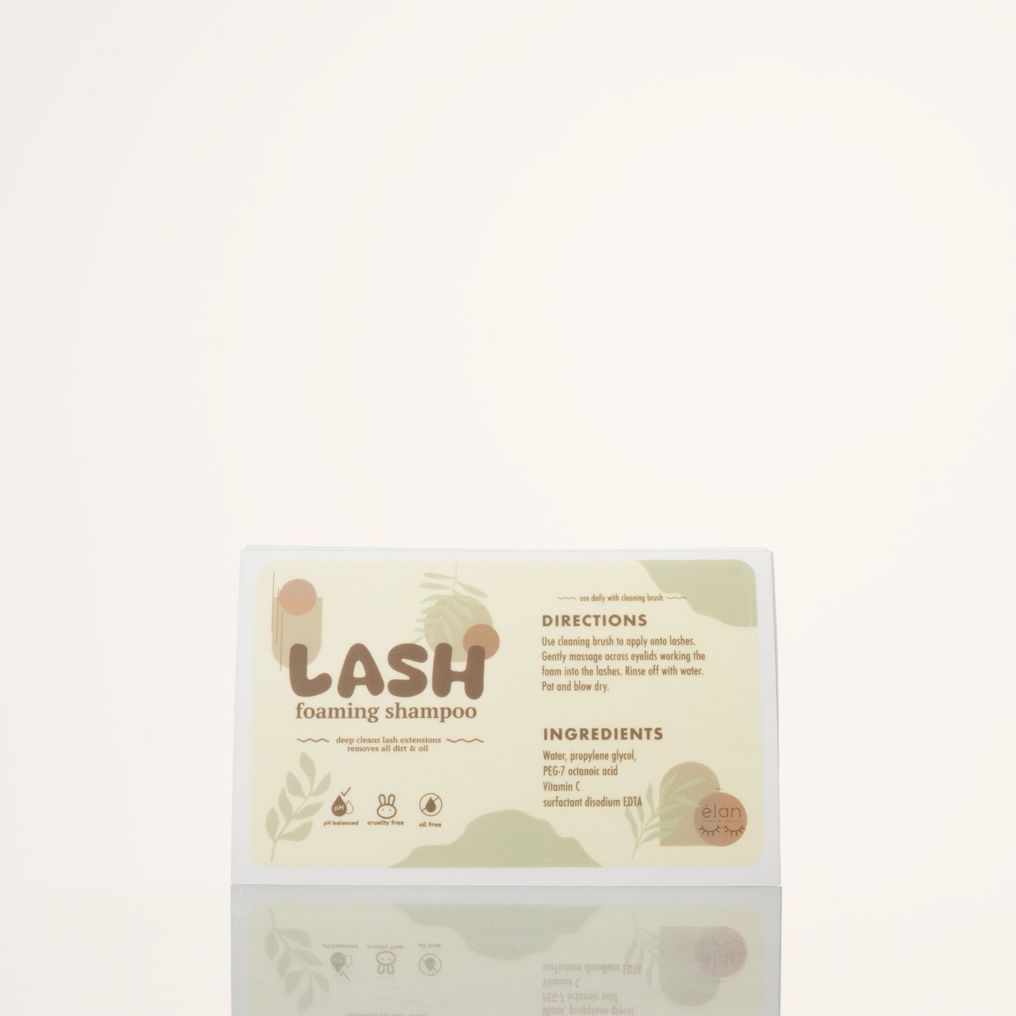 lash shampoo LABELS (pack of 25)