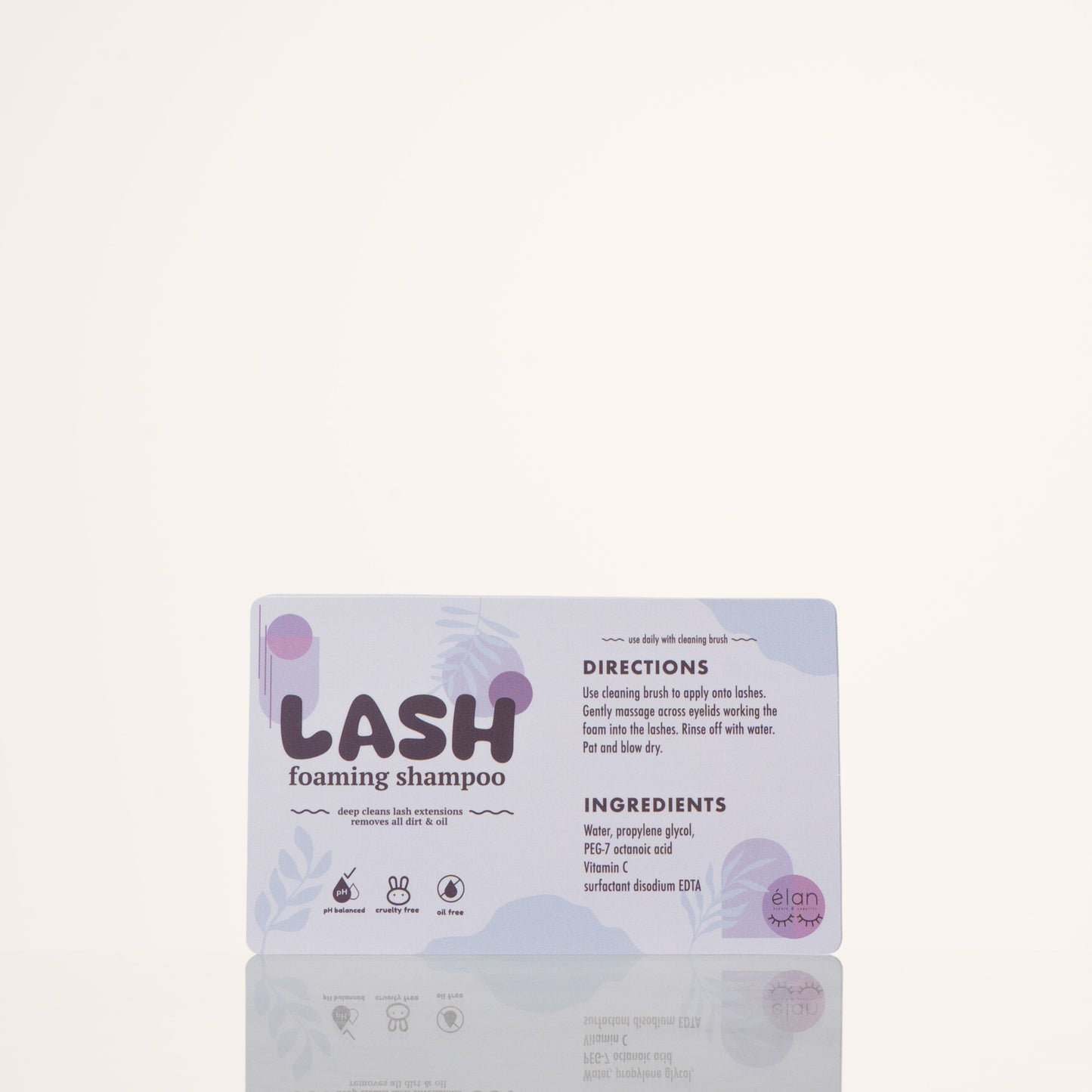 lash shampoo LABELS (pack of 25)