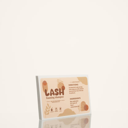lash shampoo LABELS (pack of 25)