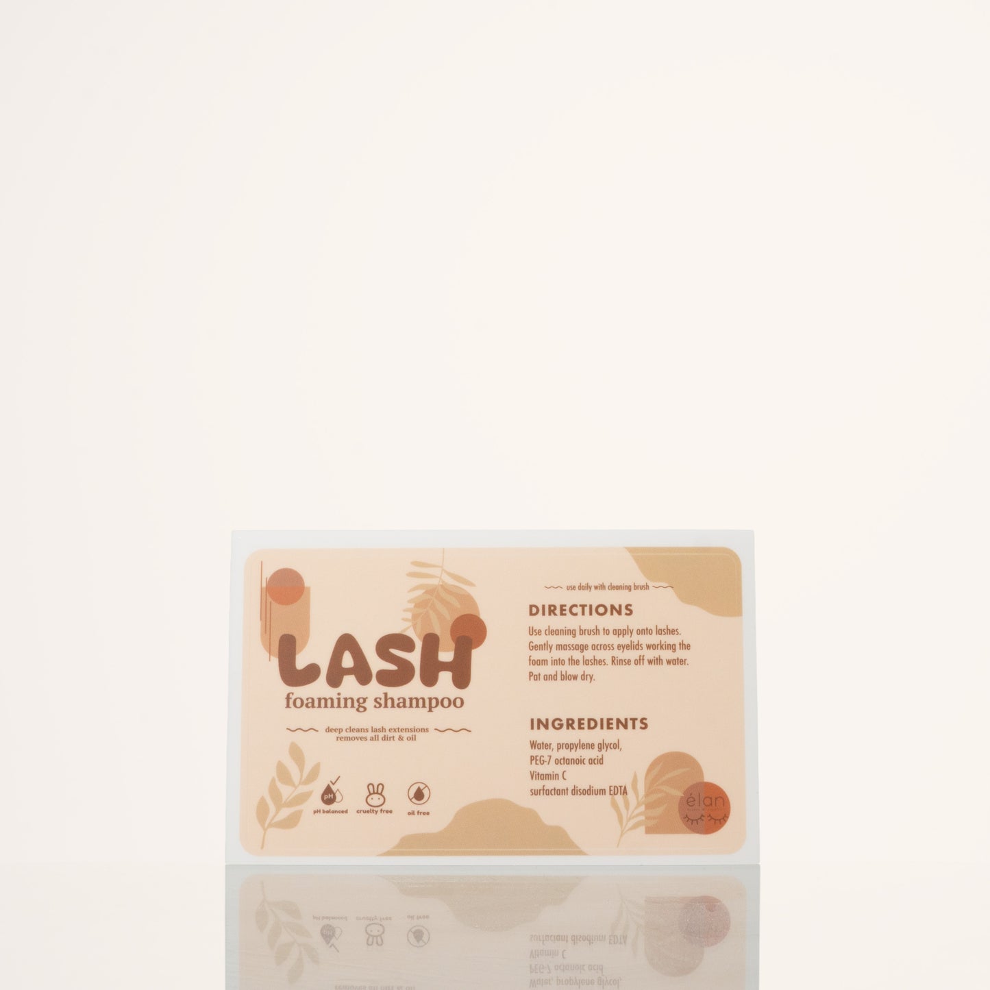 lash shampoo LABELS (pack of 25)