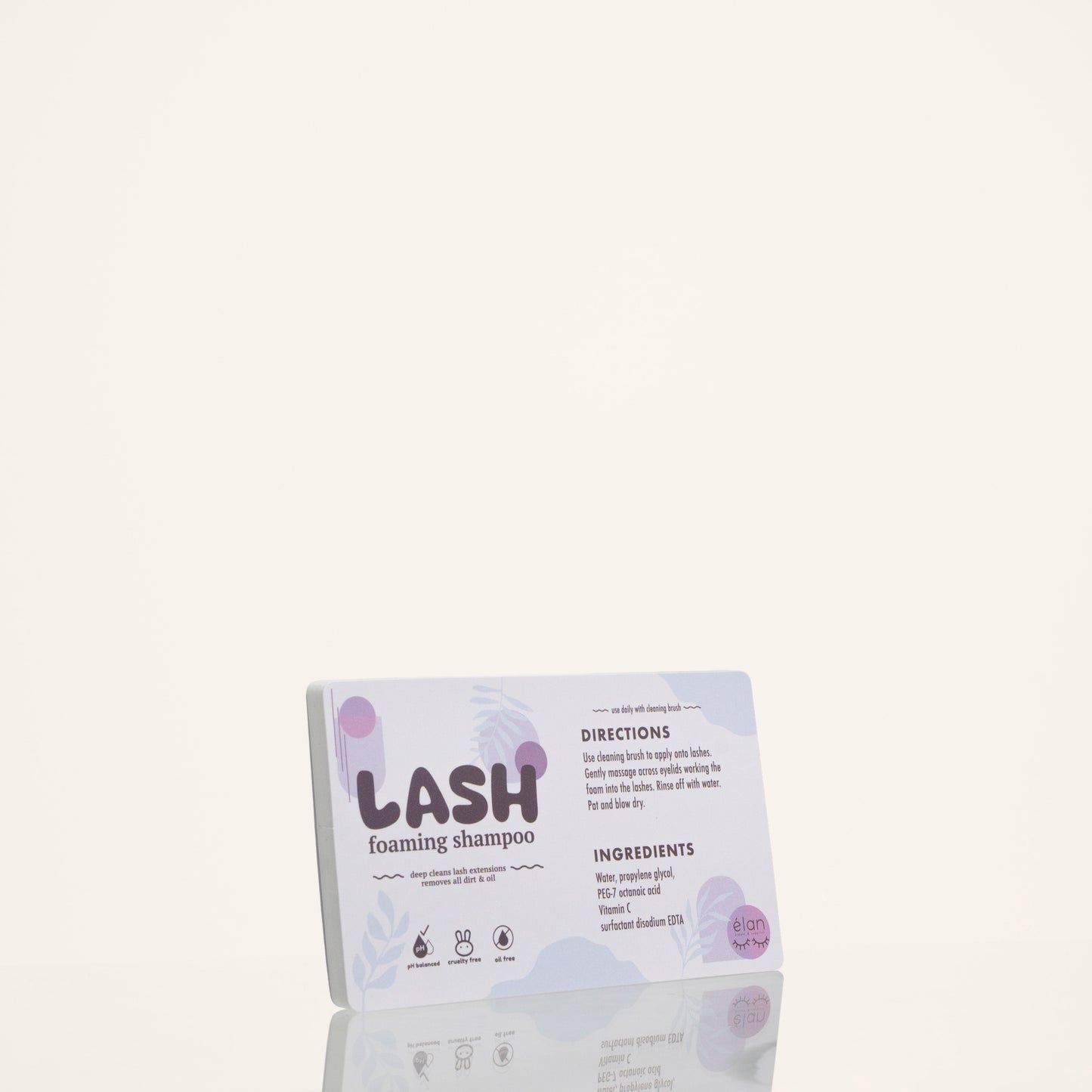 lash shampoo LABELS (pack of 25)