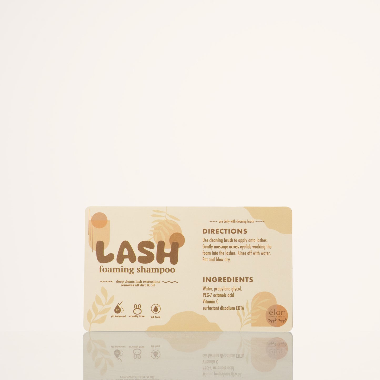 lash shampoo LABELS (pack of 25)