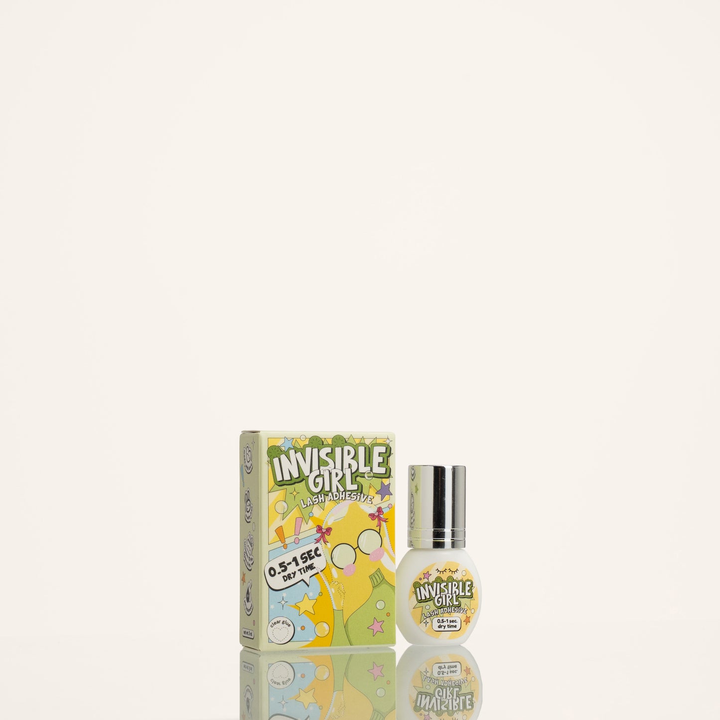 INVISIBLE GIRL clear adhesive