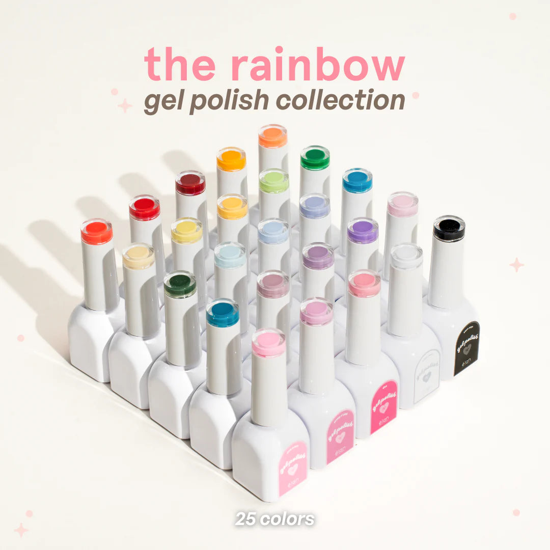 the rainbow gel polish collection