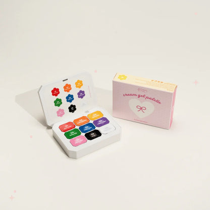 rainbow cream gel palette