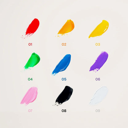 rainbow cream gel palette