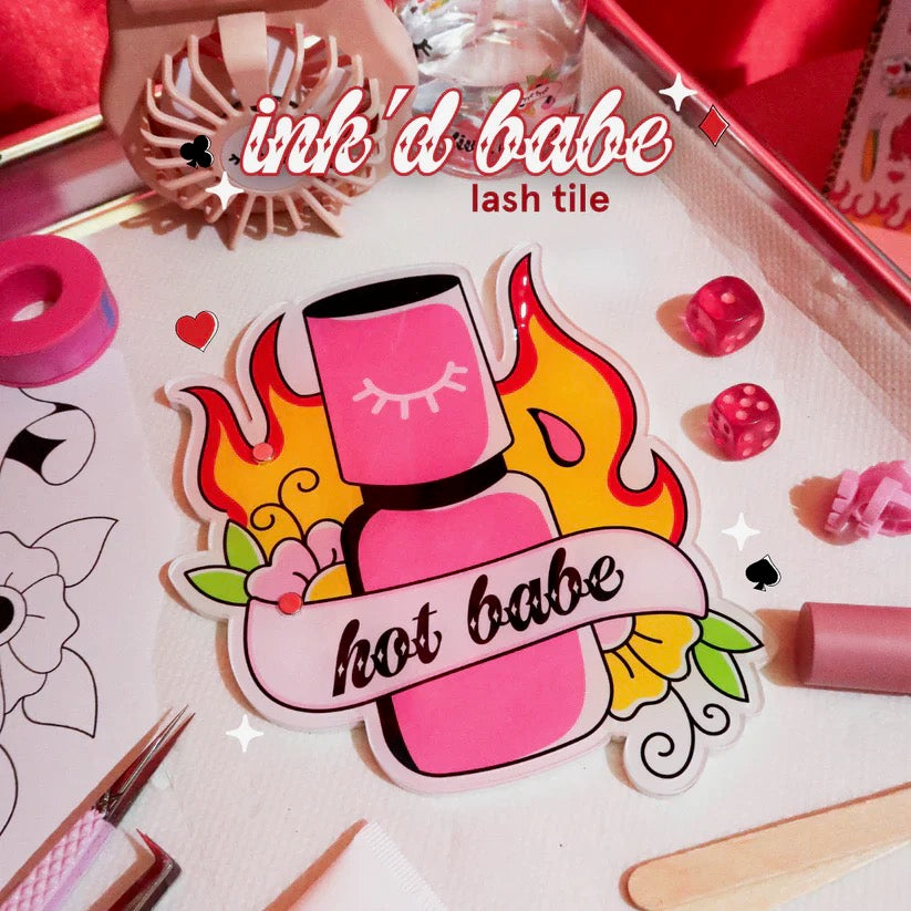 *limited edition* XL VIVA lash tile - Ink’d Babe Tile