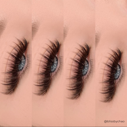 MINI BROWN color lashes