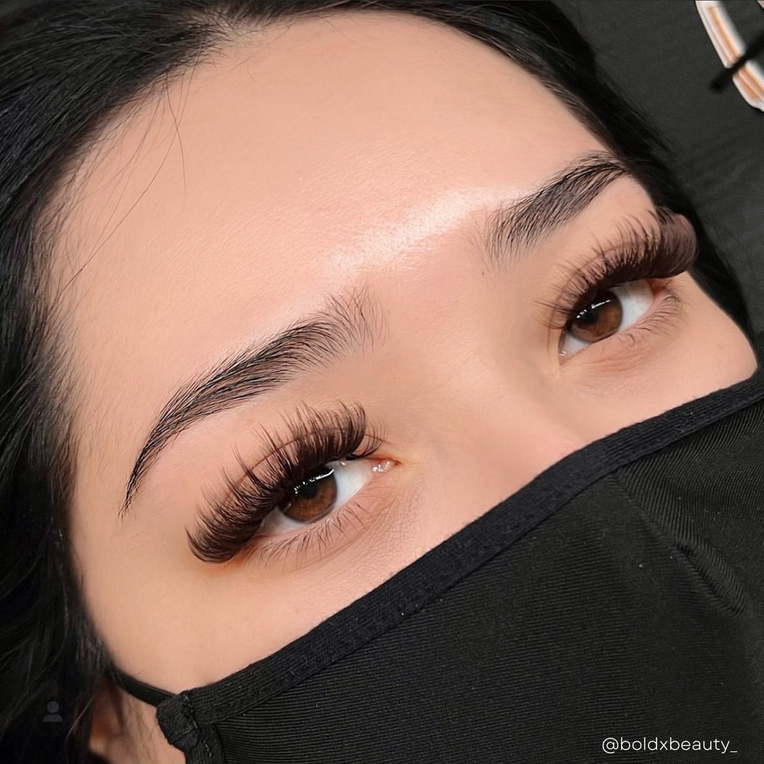 MINI BROWN color lashes