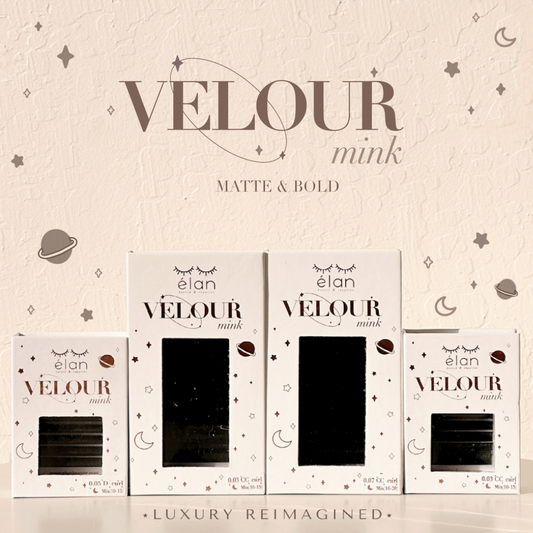 0.07 VELOUR MINK lash trays (MATTE & BOLD) ✨