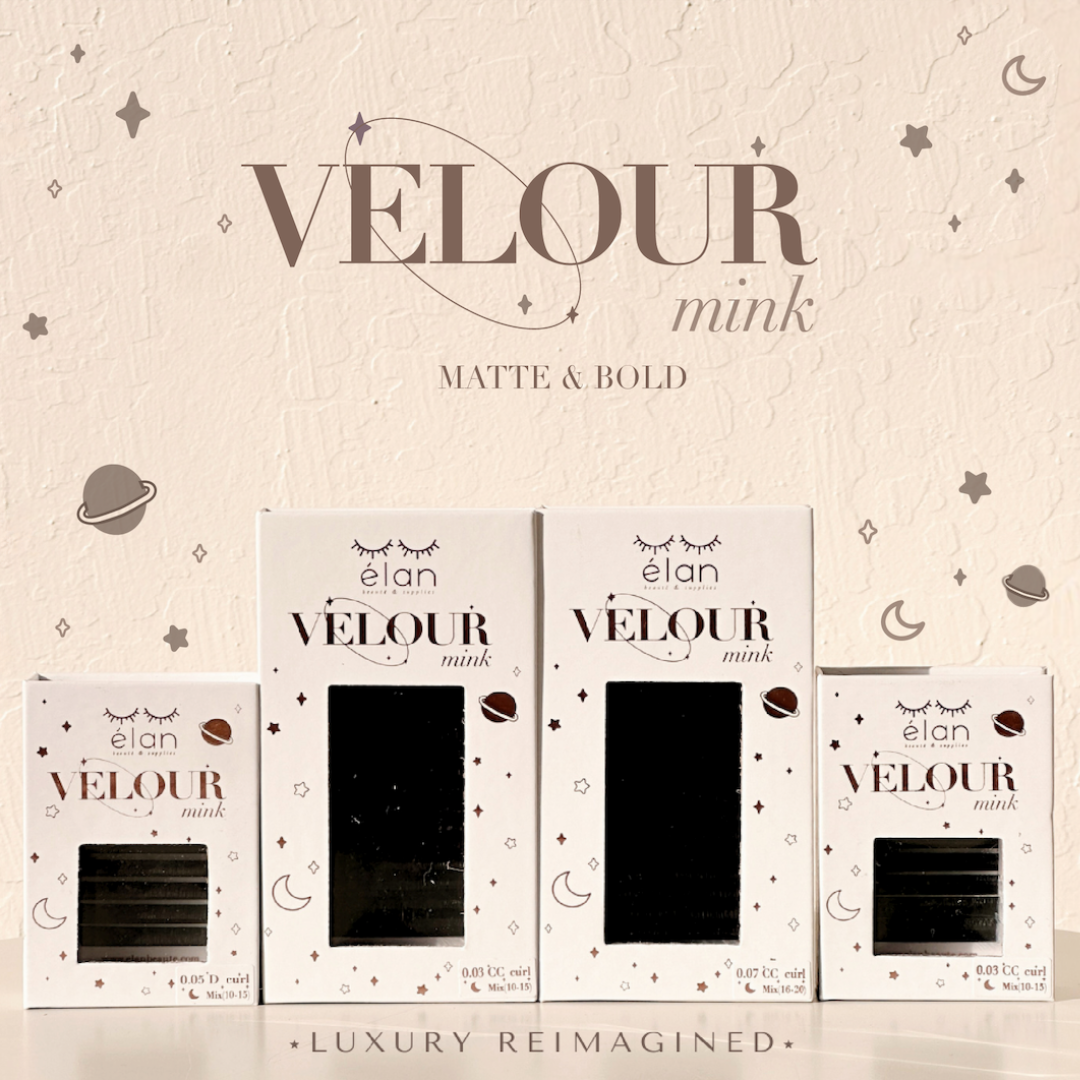 0.03 VELOUR MINK lash trays (MATTE & BOLD) ✨