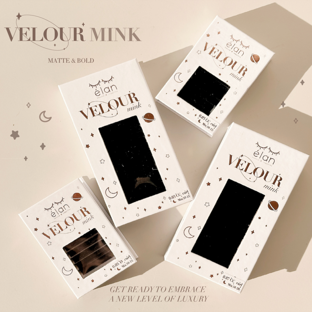 0.07 VELOUR MINK lash trays (MATTE & BOLD) ✨