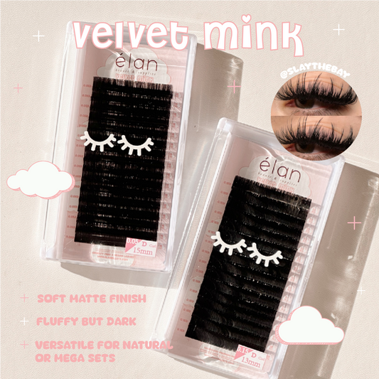0.15 VELVET MINK lash trays ☁️